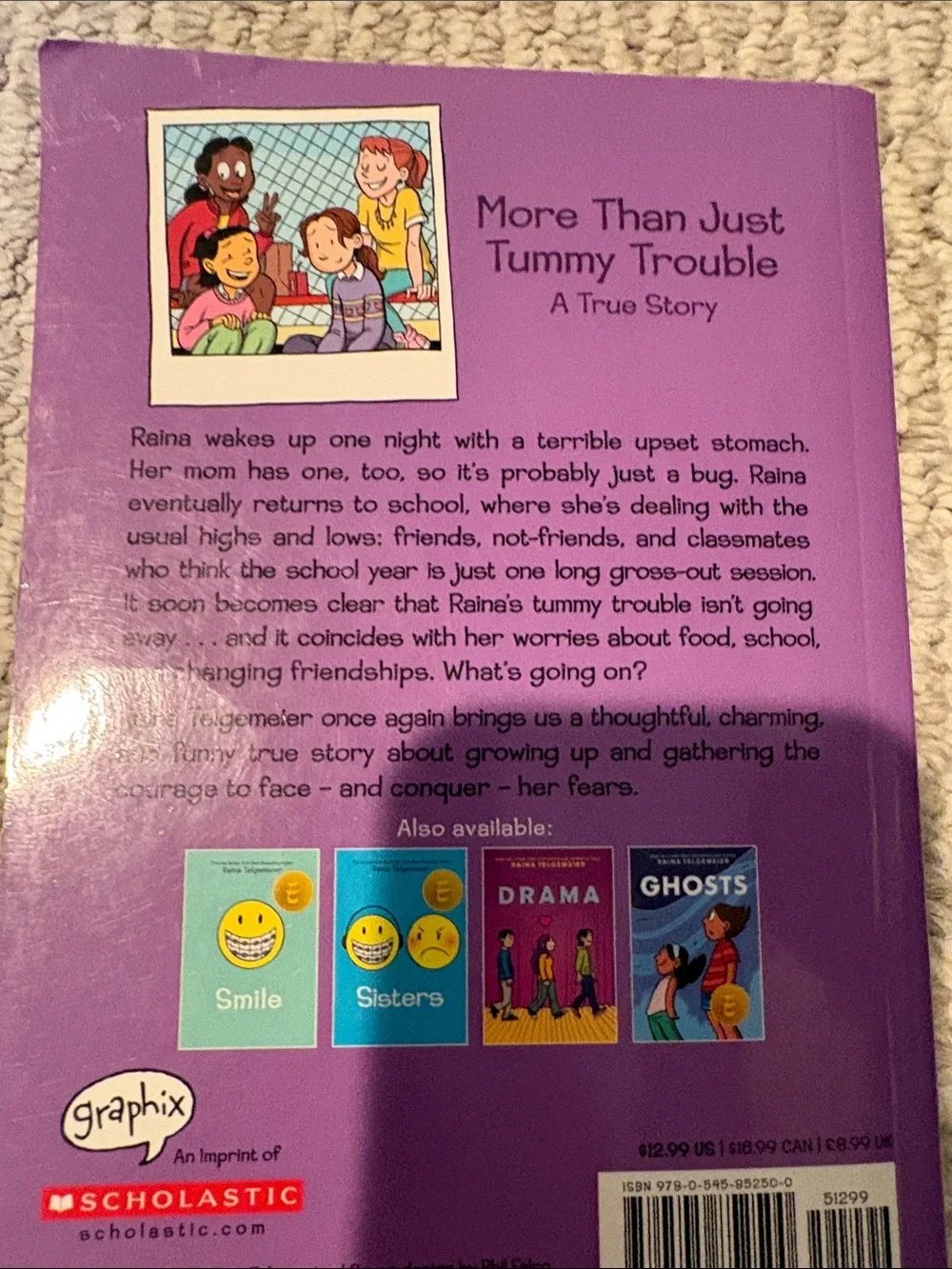 Scholastic Graphic Novels - Blue and Purple Covers